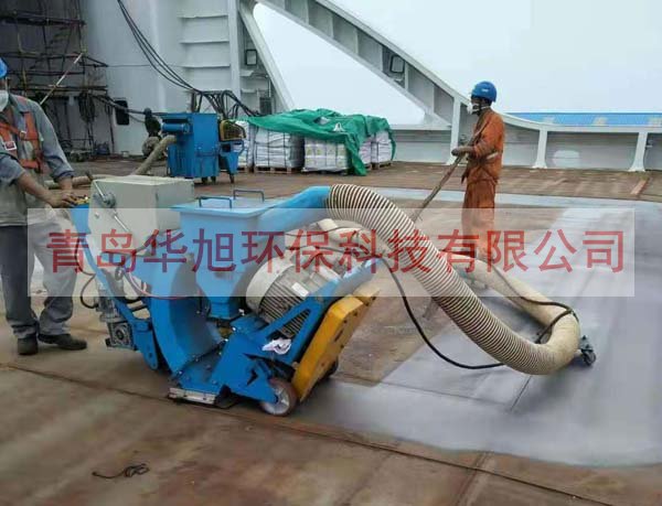 鋼板防腐除銹施工現(xiàn)場